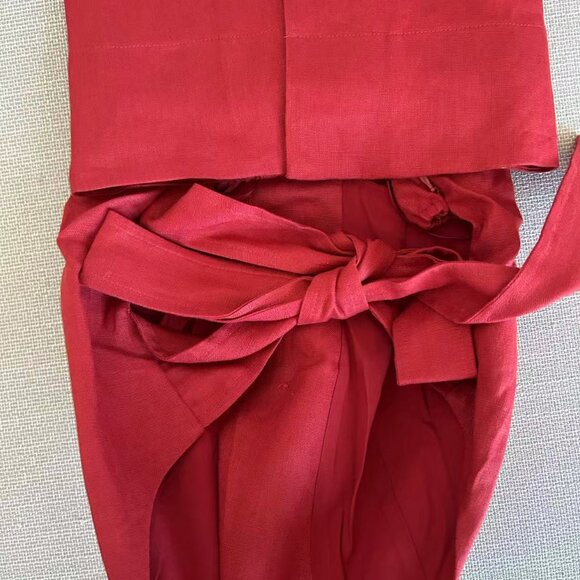 Reformation Red Midi Dress - Picture 8 of 10